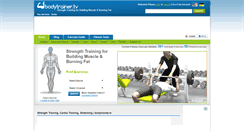 Desktop Screenshot of bodytrainer.tv